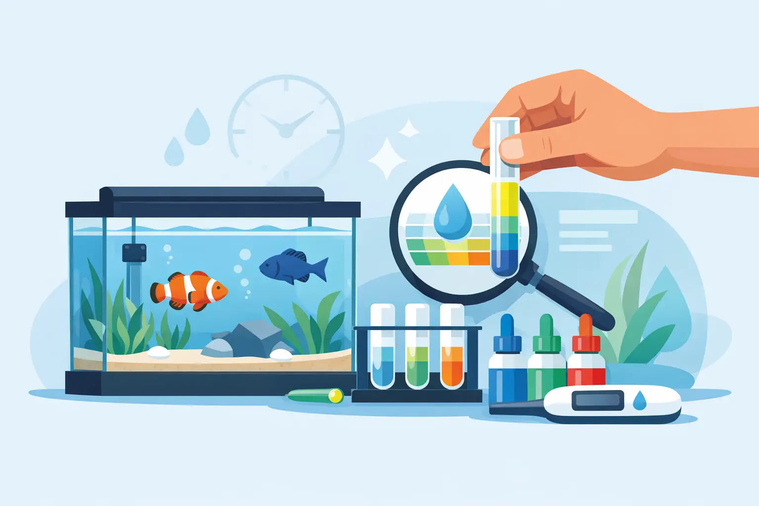Hoe vaak aquariumwater testen? Dit is slim