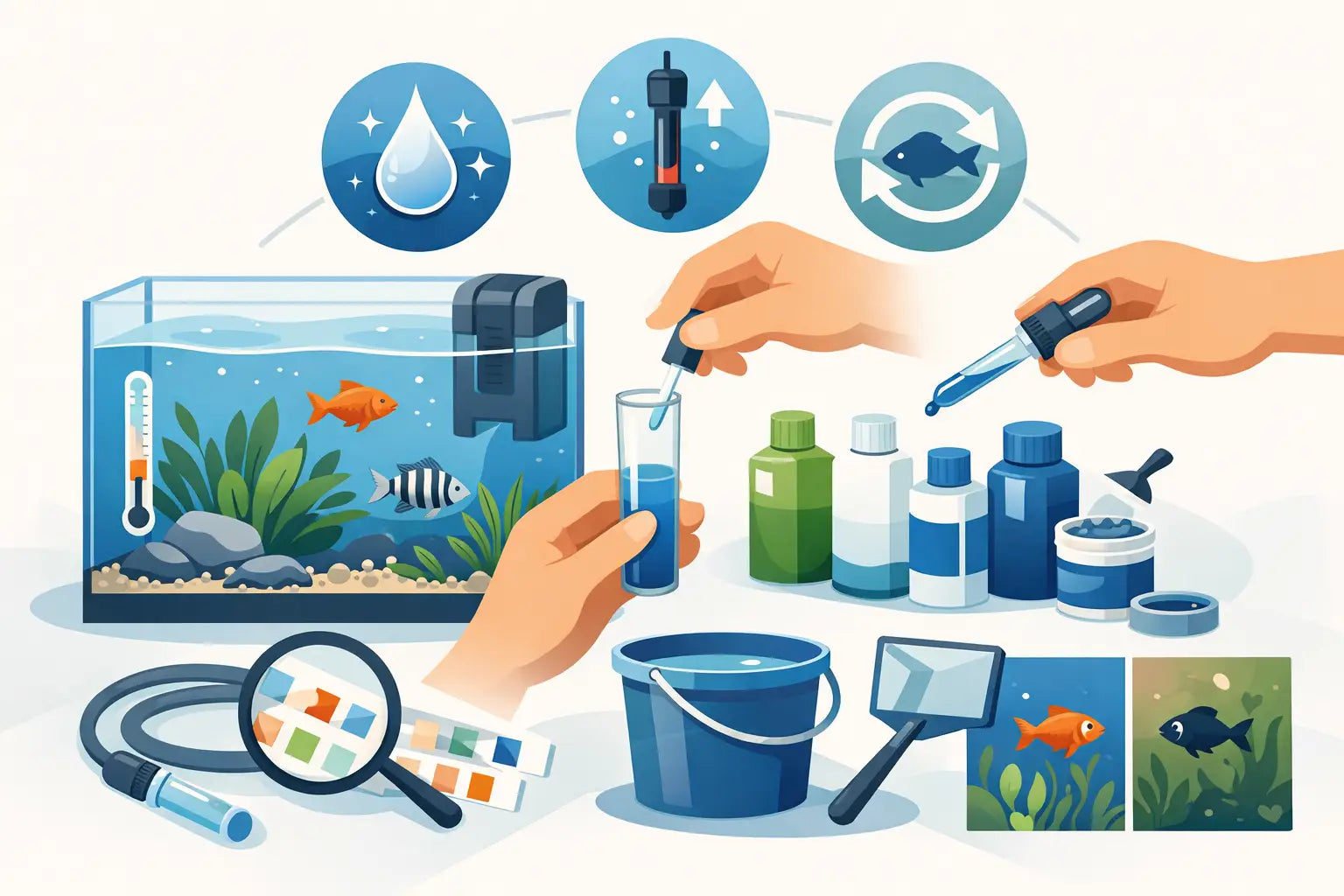 Aquarium waterwaarden verbeteren in 8 stappen