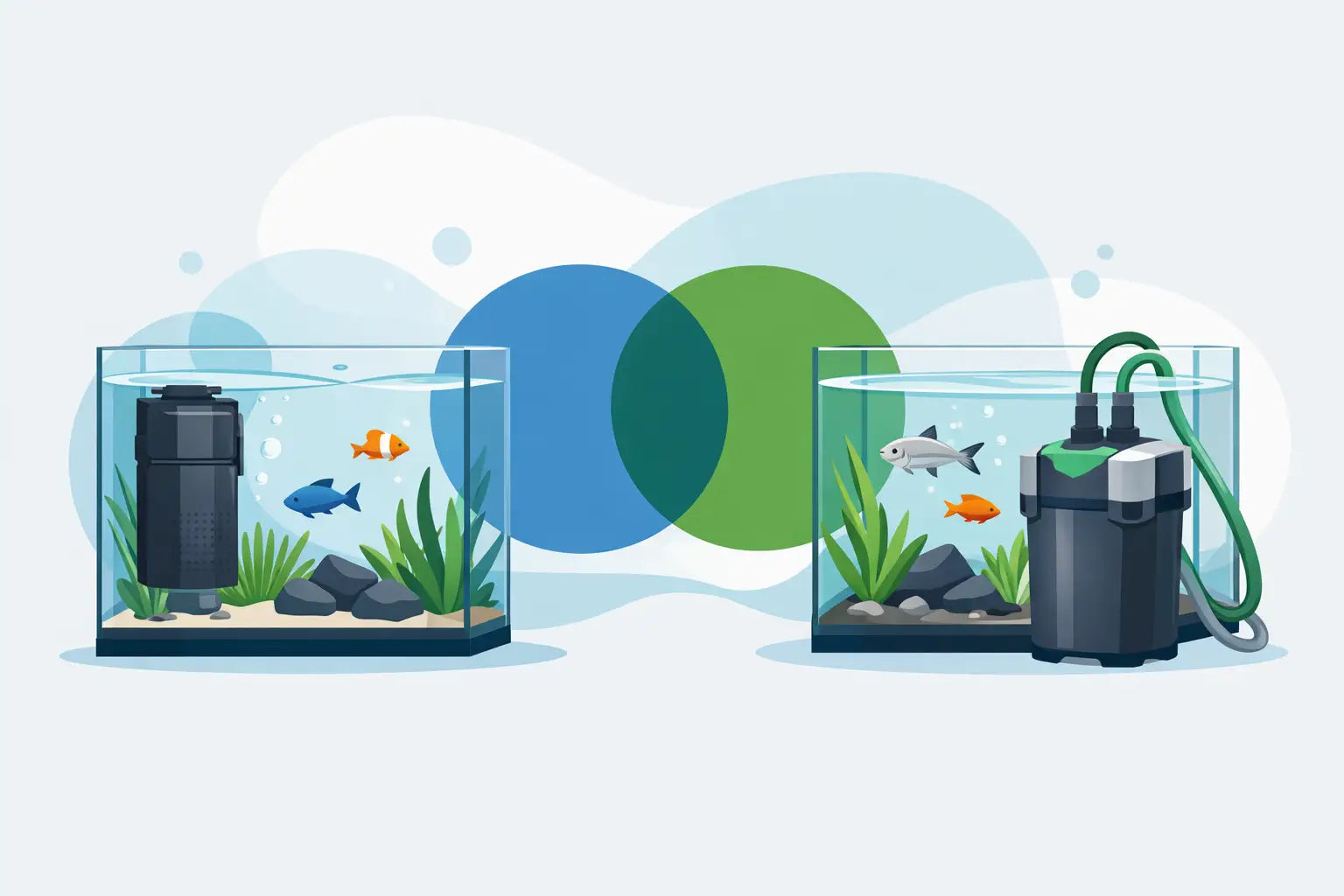 Binnenfilter of buitenfilter aquarium kiezen?