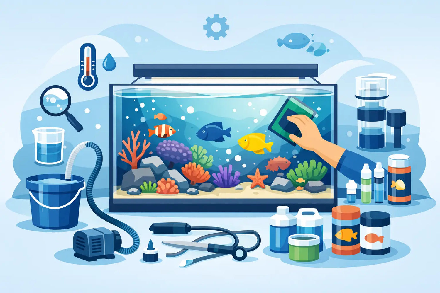 10 zeewater aquarium onderhoud tips
