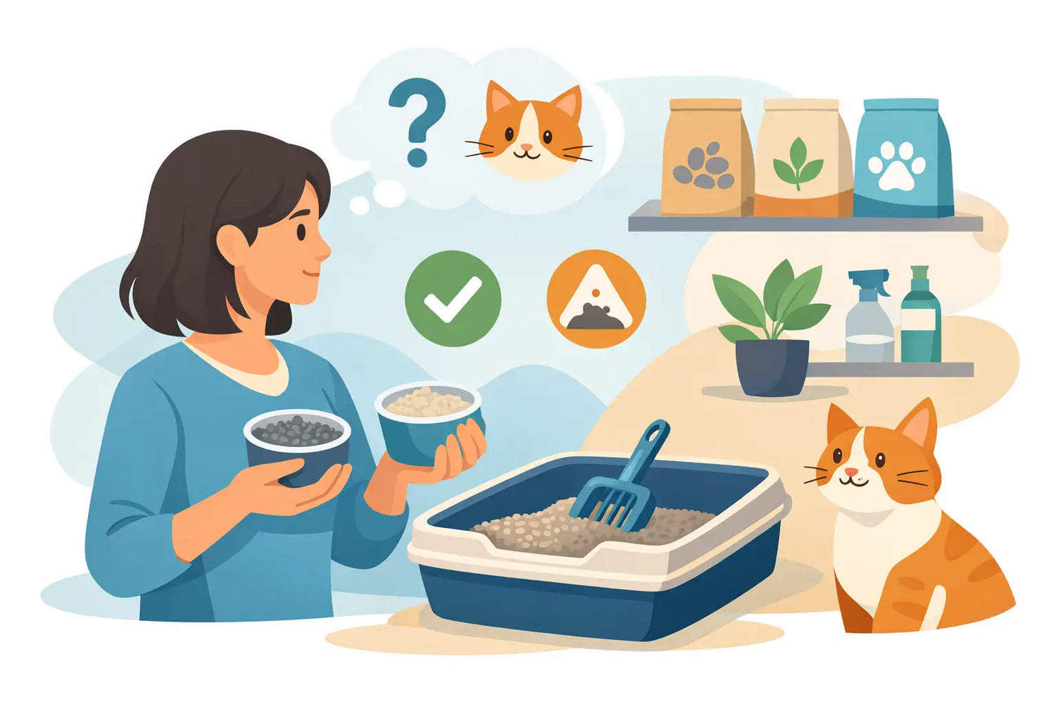 Hoe kies je kattenbakvulling zonder gedoe