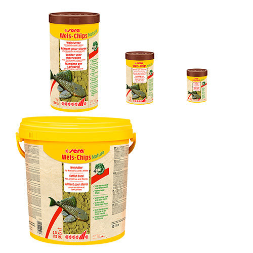 sera Wels-Chips Nature - 100 - 250 - 1000 ml - 3,8 kg