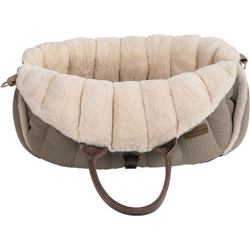 Animal Boulevard Home&Away Stadstas/ Draagtas Diana Boucle - Verkrijgbaar in Beige en Bruin
