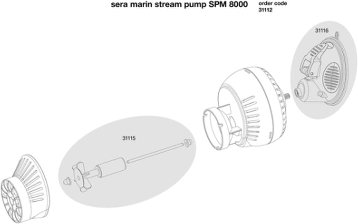 Sera marin stream pump SPM 8000 - strominspomp