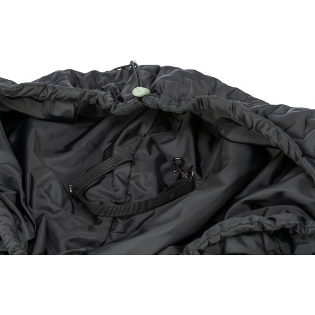 Trixie buikdrager draagtas Mavie met trekkoord - nylon zwart