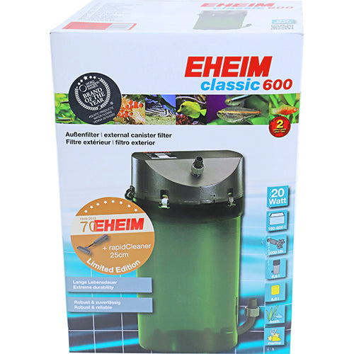 Eheim Classic buitenfilter  600 - aquarium tot 600 liter - 1000 l per uur