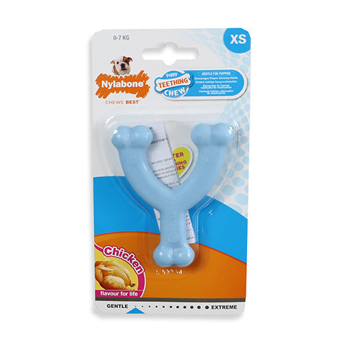 Nylabone Puppy dental wishbone of bot xs kip