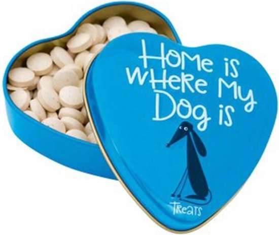 Sanal Hundehefe-Calcium-Blik, 60 Gramm „Zuhause ist, wo mein Hund ist“