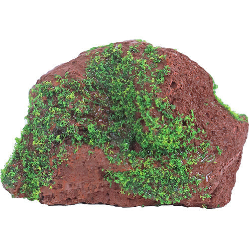 Boon Aqua Deco Ornament - Polyresin Lavasteen met Mos - 12x8x8 cm