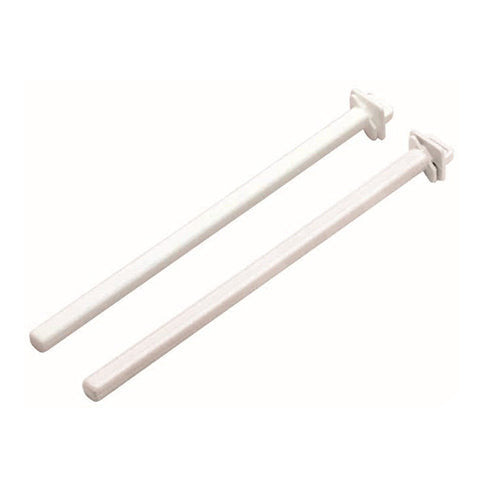 Sitzstange aus Kunststoff, weiß und farbig, 18-22 cm