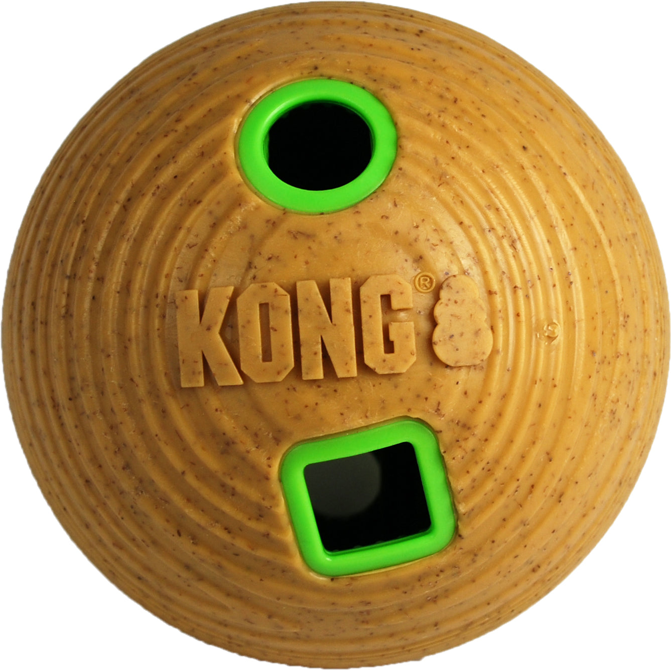 Kong hond Bamboo feeder ball,  speelbal medium.