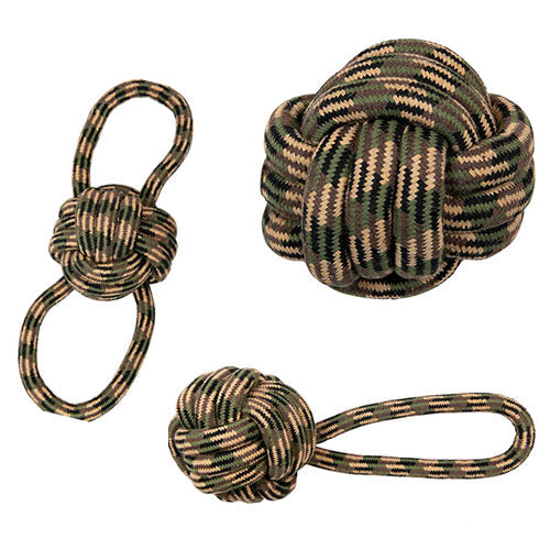 Jack and Vanilla touw speelgoed Camouflage touwballen