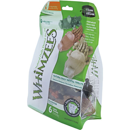 Whimzees Alligator Krokodil sortiert im Beutel