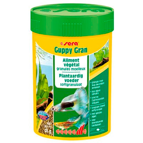 sera Visvoer Guppy Gran - granulaat voor guppy's