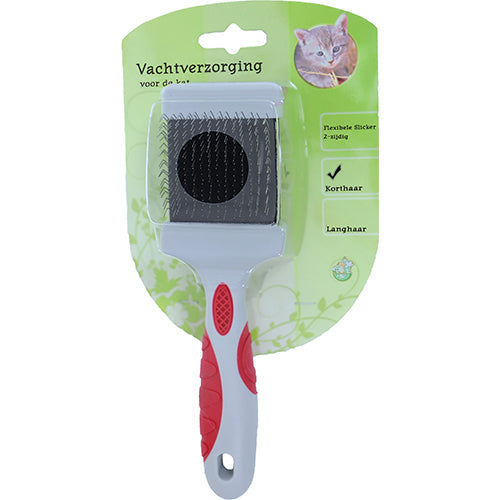 Kattenborstel slicker soft - 3 maten