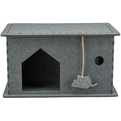 Trixie Shelter Lene – Katzenhaus aus Filz – Maße: 54×30×35 cm
