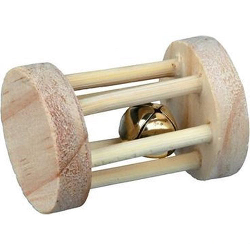 Holzspielrolle für Nagetiere - klein - 3,5 x 5 cm
