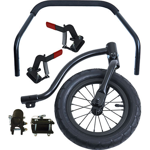 DoggyRide jogger-/strollerset voor Original en Novel, zwart.