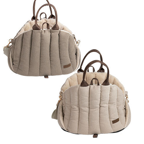 Animal Boulevard Home&Away Stadstas/ Draagtas Diana Boucle - Verkrijgbaar in Beige en Bruin