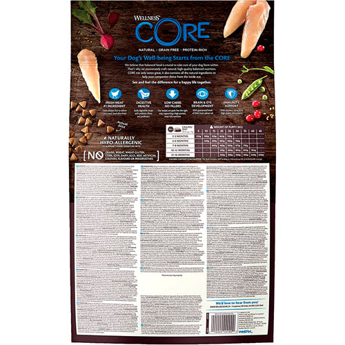 Wellness Core Grain Free Large Breed Puppy Kip - Hondenvoer - 10 kg