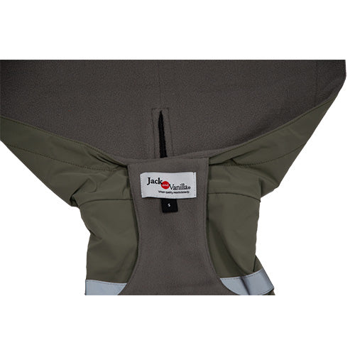 Jack and Vanilla Dogwalk Jas Regenjas - olijfgroen - 4 maten