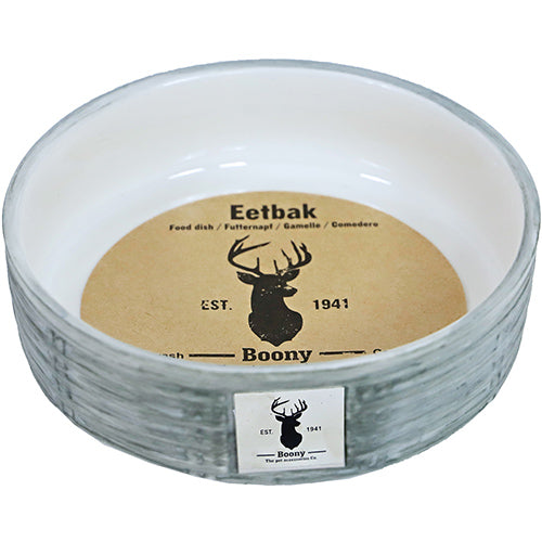 Boony Est1941 eetbak steen wicker grijs