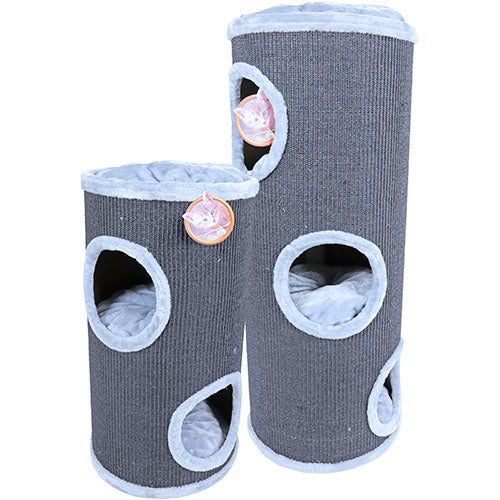 Boony klimton krabton sisal zwart - grijs 75 - 100 cm