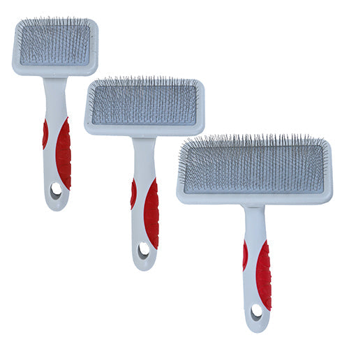 Kattenborstel slicker soft - 3 maten