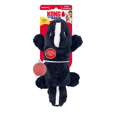 Kong Cozie Pocketz Skunk Small