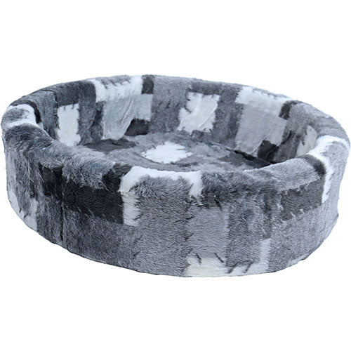 Boony zachte teddymand blok grijs of bruin