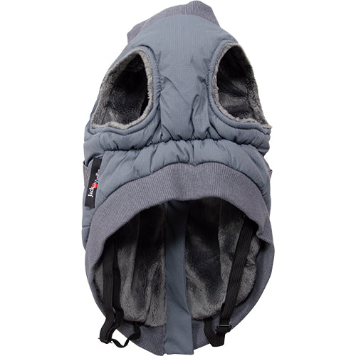 Jack and Vanilla 5th Avenue Dogwalk Outdoor Hondenjas met Tuigje - Grijs - Verkrijgbaar in 5 maten