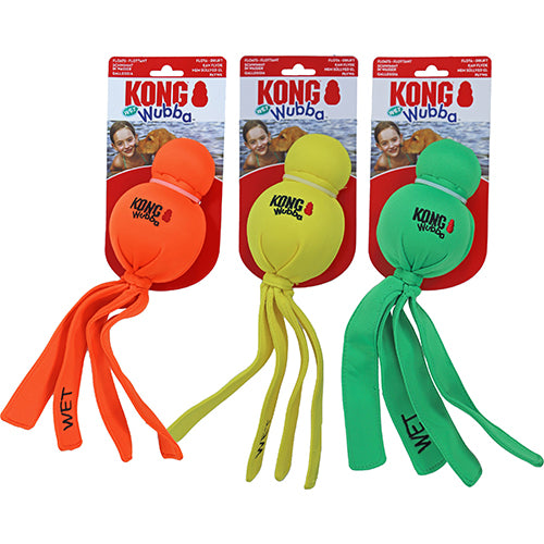 Kong Water Wubba Hondenspeeltje - 24 x 13 cm - Mix kleur