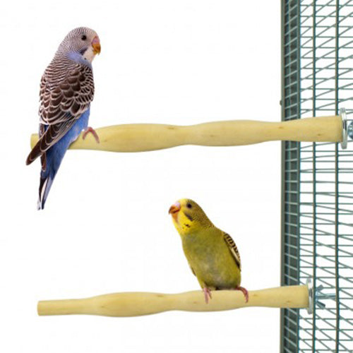 Back Zoo Nature Wood Perch Duo - 2 Zitstokken voor alle soorten parkieten en kleine papegaaien.