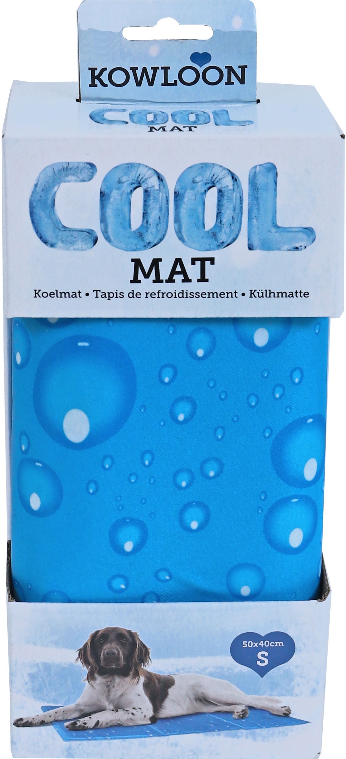 Kowloon koelmat blauw bubble  50 - 65 - 90 - 100 cm