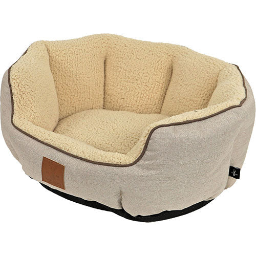 Boony ‘Est 1941’ Highland Sand - Honden of Katten Mand - 3 maten