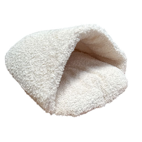 Animal Boulevard CURL PLUSH Grot - Slaapzak/ Snuggle Nest - Maat XS: 60x53x50 cm - Verkrijgbaar in Wit, Grijs of Beige