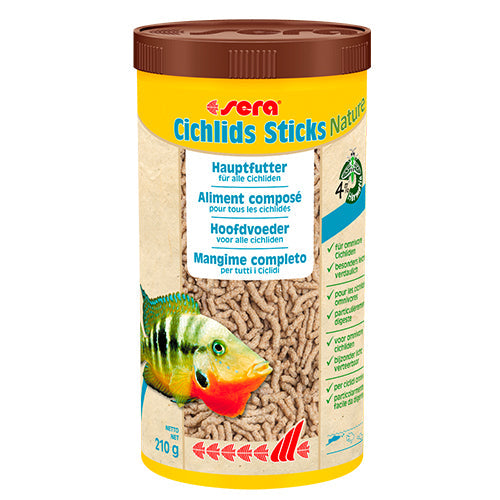 sera Cichlids Sticks Nature - 250 - 1000 ml - 2,5 kg