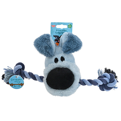 Woezel & Pip Hundespielzeug – Woezel-Plüsch + Zahnseide + Quietscher 35 cm