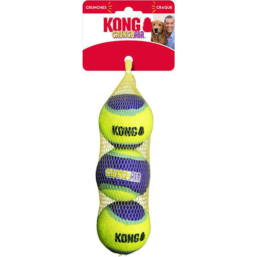 Kong Crunchair Tennisballen - Verkrijgbaar in Small: Ø 5 cm en Medium: Ø 6 cm