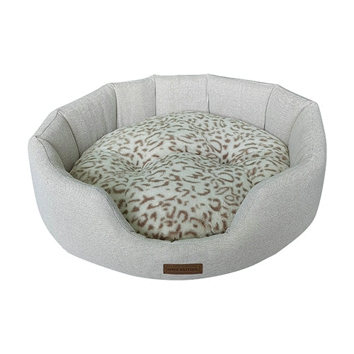 Animal Boulevard Sneeuwluipaard Katten of Honden Mand - Wit/Bruin - Verkrijgbaar in 3 maten