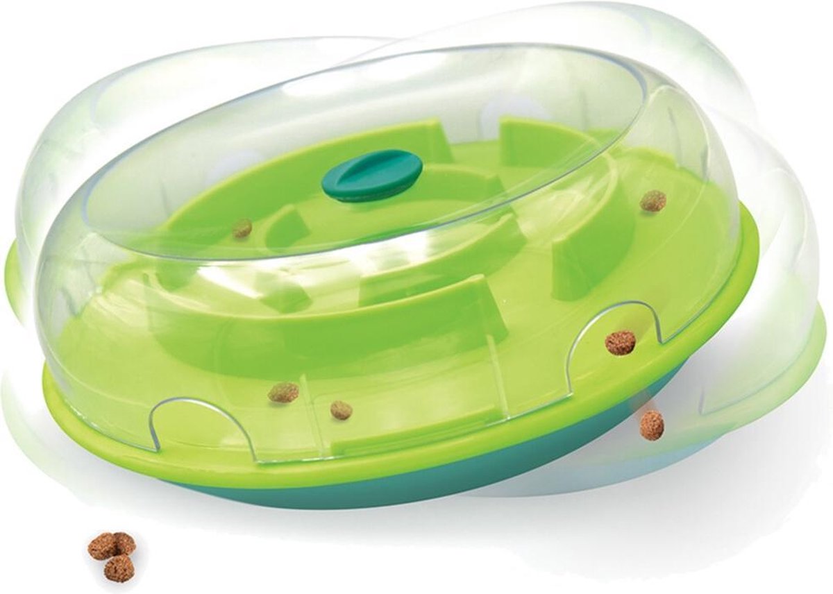 Nina ottosson wobble bowl groen 30 x 30 x 9 cm