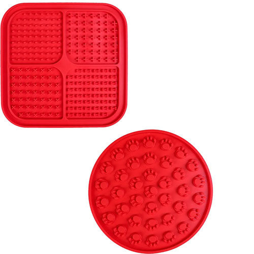 Wouapy Leckmatte mit Saugnäpfen – Slow Feeder für Hunde oder Katzen – Erhältlich in 2 Modellen