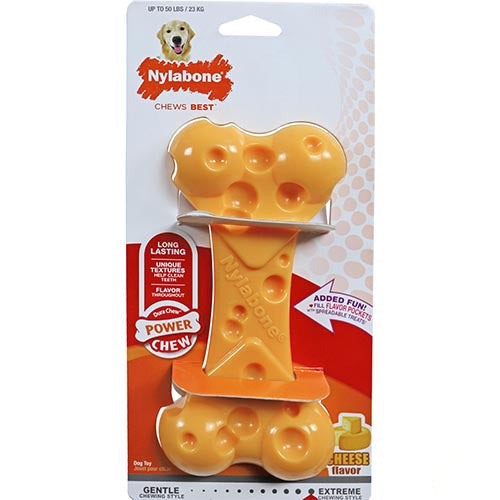 Nylabone harde bijters Dura Chew cheese bone kaasbeen