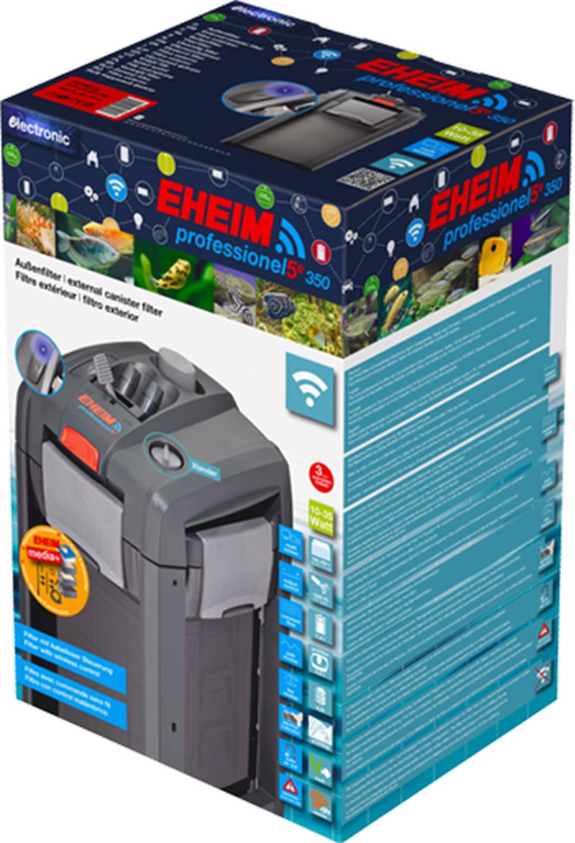 Eheim Prof 5E+ 350  Wifi - Buitenfilter - Met Massa