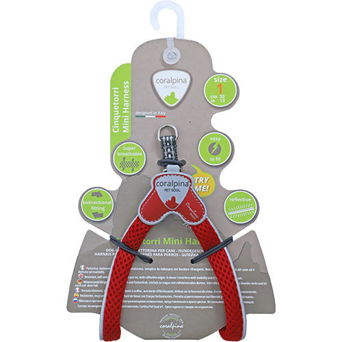 Coralpinia Minigeschirre Cinquetorri nur für sehr kleine Rassen