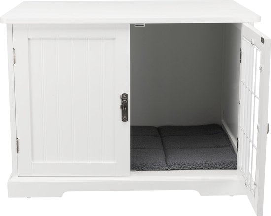 Trixie bench home kennel hond / kat wit - 73 x 53 x 53 cm