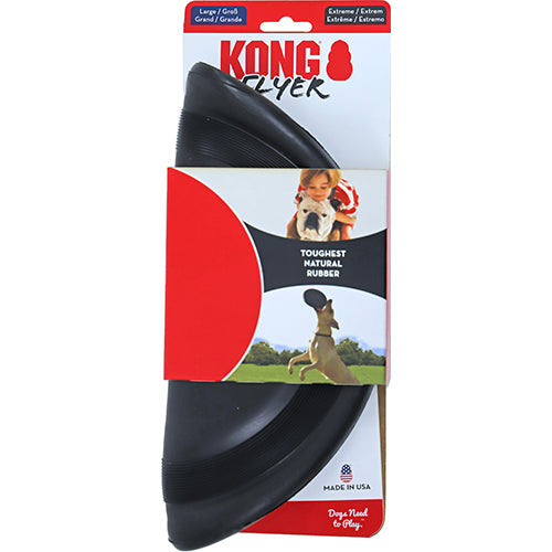 Kong hond Extreme Flyer rubber zwart, Ø 22,5 cm