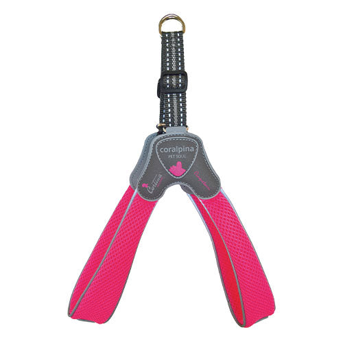 Coralpina Hundegeschirr Cinquetorri fluoreszierend rosa