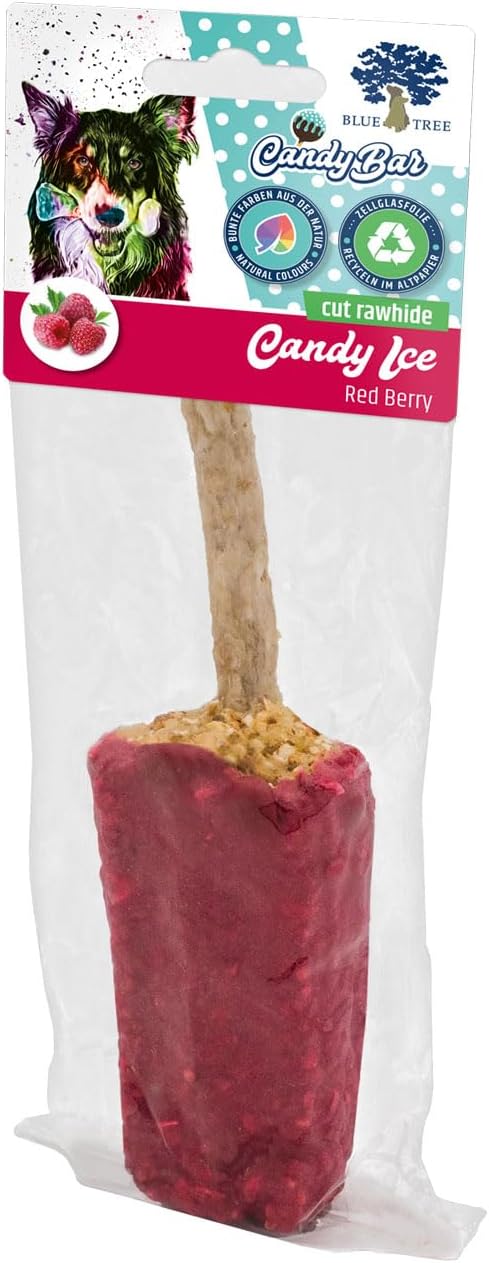 Krokante snack met fruittopping - kauwsnack - rode bessen - 33 gram