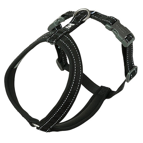 Hurtta Harnas Casual Y-Eco Zwart - Hondentuig - 45-55 cm